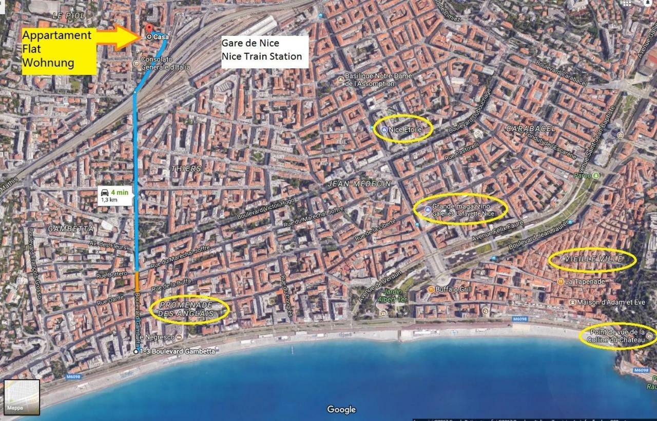 Nice/Nizza : Apartment Exteriér fotografie